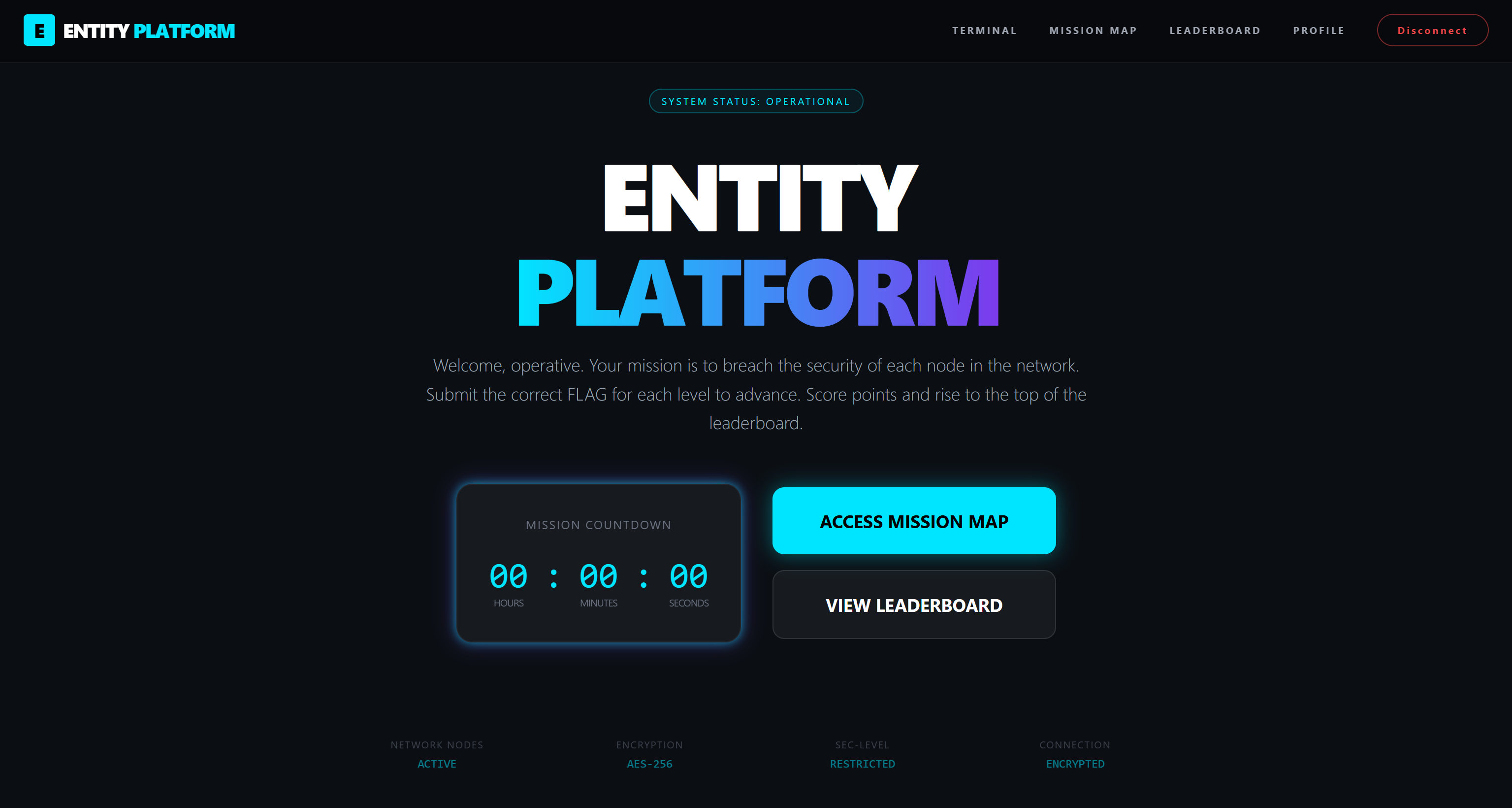 Platform Main Page